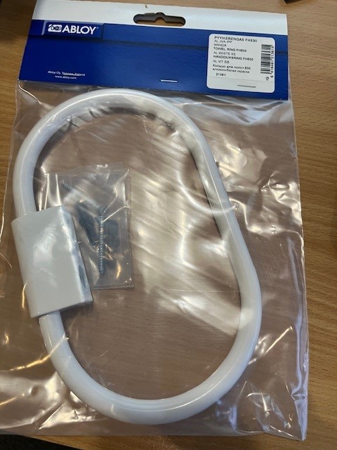 ABLOY Handklæðahringur 530 Hvítur