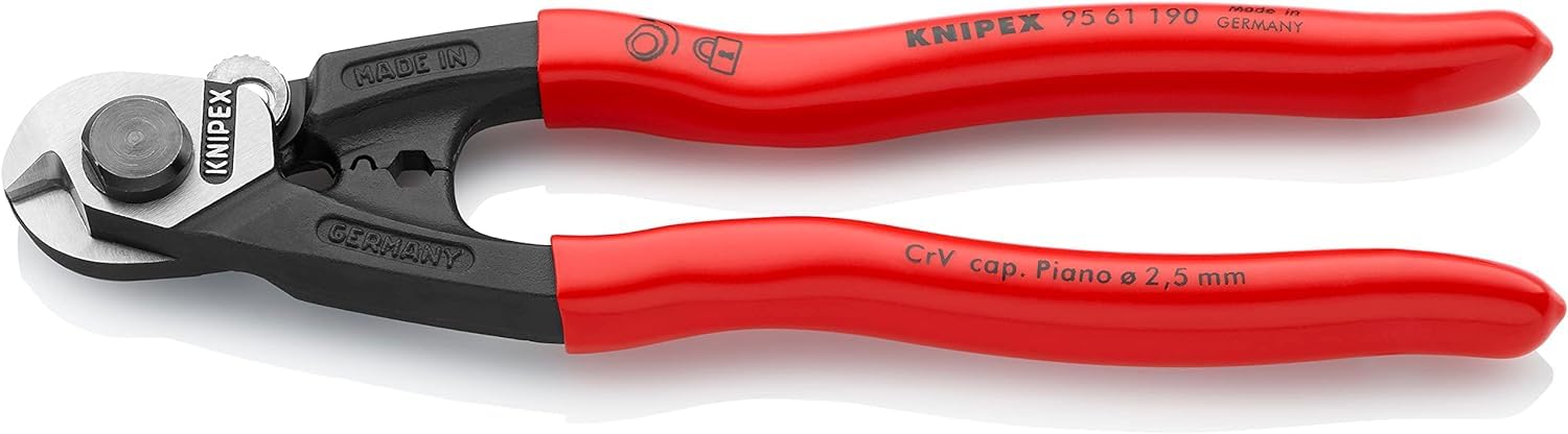 KNIPEX Kapalklippa/Víraklippa 190mm