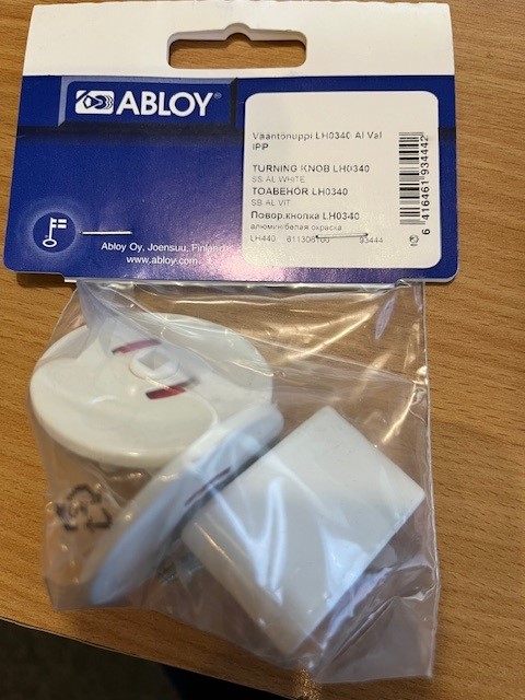 ABLOY WC Sett LH440 Hvítt INNFELLT