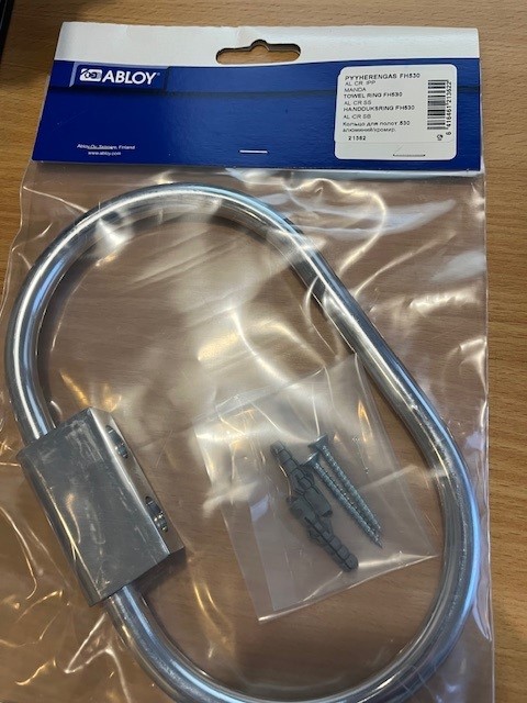 ABLOY Handklæðahringur 530 Króm TILBOÐ