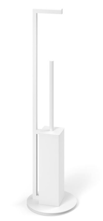 LINEABETA Klósettrúlluhaldari + bursti BUTLER hvítur