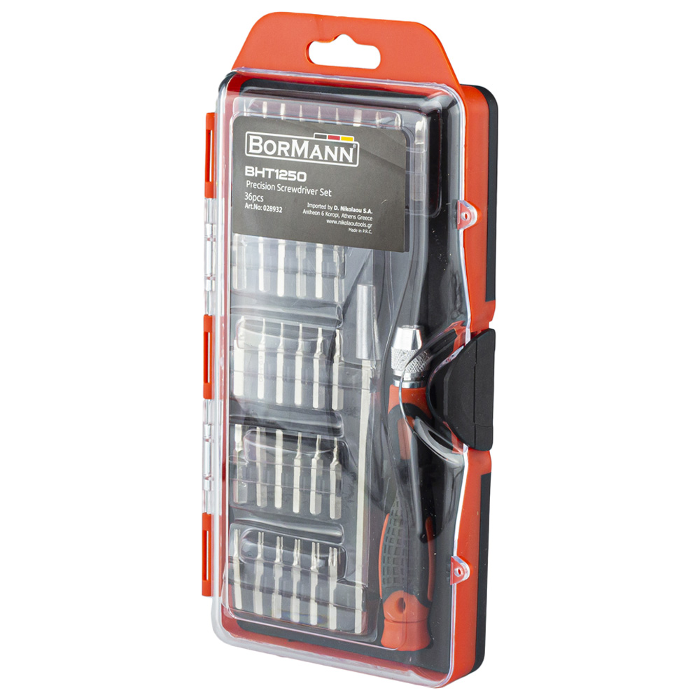 BORMANN skrúfbitasett 36 stk