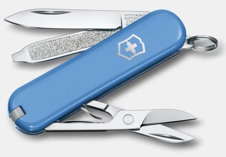 VICTORINOX Hnífur Swiss Army CLASSIC SD SUMMER RAIN Ljósblár