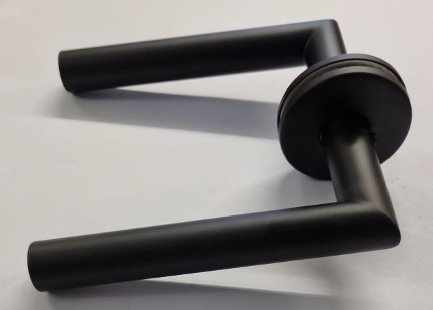 FINA Hurðarhandfang 19L 19mm Svart Cover SD002 Fyrir ASSA og Þýskar læsingar